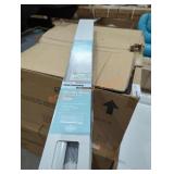 4 36" x 72" 1" custom cut aluminum blinds white