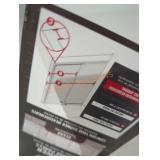 48" shower glass panels