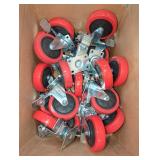 Everbilt 5" Caster Swivel Brakes Box Lot