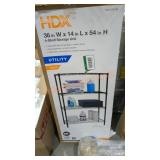 HDX 36"x14"x54" 4 Shelf Storage Unit