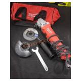 Milwaukee 4-1/2" Small Angle Grinder Paddle Corded