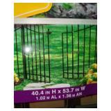 Vigoro 40" Beaumont Fence Gate Black