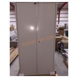 36"Lx24"Wx72"H Metal Cabinet Some Dents