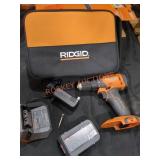 Ridgid 18v 1/2 in drill/driver kit