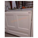 30"W White Bathroom Vanity Cabinet