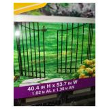 Vigoro 40" Beaumont Fence Gate Black