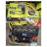 Box Lot of Various Tools and Miscellaneous Items