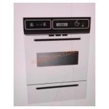 Summit 24" Single Gas Wall Oven White
