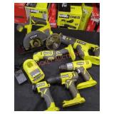 RYOBI 18v 6-tool Combo Kit missing battery