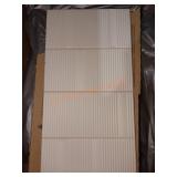 Box of 8"x16" White Tile