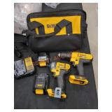 DeWalt Drill/Driver & Impact Driver Combo
