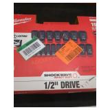Milwaukee 19pc 1/2" Drive Impact Socket Kit