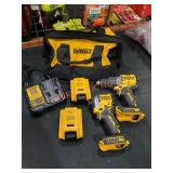 DeWalt 20v 2 Tool Starter Kit