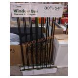 Grisham 30"x 54" Spear Point Window Bar Guard