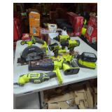 Ryobi 18v 6 PC tool combo with battery and charger