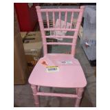 Flash Furniture Kids Pink Resin Chiavari Chair