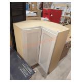 34"Wï¿½20"Dï¿½34"H Gray Corner Cabinet