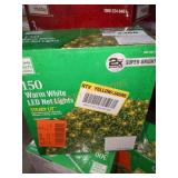 Home accent 150 warm white LED net lights