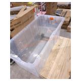 HDX tough tote with wheels 70 gal. NO lid