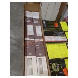 Box of 4 Cordless  Vinyl Mini Blinds 34"W x 64"L