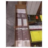 Box of 4 Cordless  Vinyl Mini Blinds 34"W x 64"L