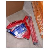 O-cedar power corner angle broom and dust pan