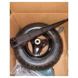 Anvil wheel barrow tire