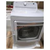 LG Electric Dryer White Back is Dented