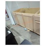 60" x 24" x 33" unfinished kitchen cabinet base