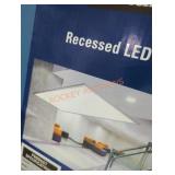 Metalux recessed led panel light