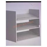 ClosetMaid  3-Shelf White Shoe Organizer