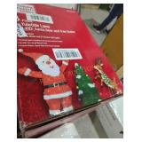 Home Accents 3 pc Yuletide Lane Santa deer & tree