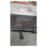 35 5/8" x 22" Sink and Vanity