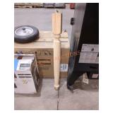 Waddell Butcher Block Table Leg with Chamfer