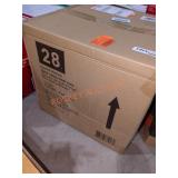 Set of 4 24" artificial poinsettia wreaths