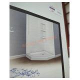 Delta 38" corner wall set