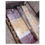 Skid lot of mixed laminate wood flooring