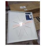 Washer drain pan 30" x 35" white