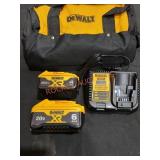 DeWalt 20v Max Starter Kit 4Ah 6Ah Batteries