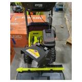 RYOBI 40V 22" Snow Blower Kit, Missing Battery