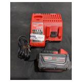 Milwaukee Charger & M18 Redlithium XC 5.0 battery