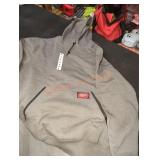 Milwaukee Gray Hoodie Size L