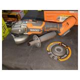 RIDGID Cordless 4ï¿½" Slide Switch Angle Grinder