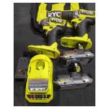 RYOBI 18V 2 Tool Combo Kit