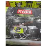 Ryobi 10" expanded capale table saw w rolling