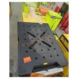 DeWalt 33" plastic folding sawhorse workbench