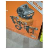 Ridgid 6 gal air compressor and 3 tool combo kit