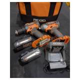 Ridgid 18v 2 Tool Combo Kit