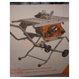 Ridgid 10" 15a Table Saw With Stand