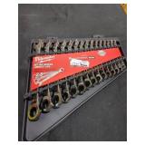Milwaukee 15pc Metric Ratcheting Wrench Set